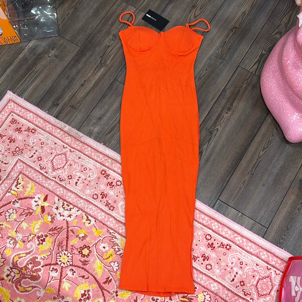 Fashionova orange dress
